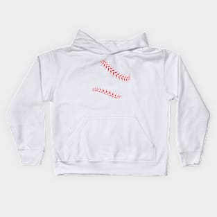 Baseball - Silhouette Ball Kids Hoodie